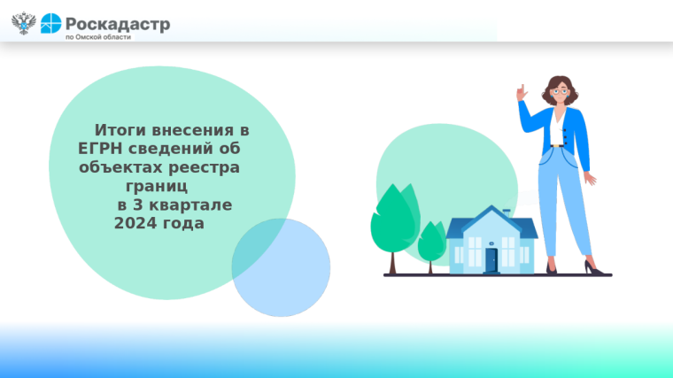 Итоги внесения в ЕГРН сведений об объектах реестра границ в III квартале 2024 года. Итоги внесения в ЕГРН сведений об объектах реестра границ в III квартале 2024 года.